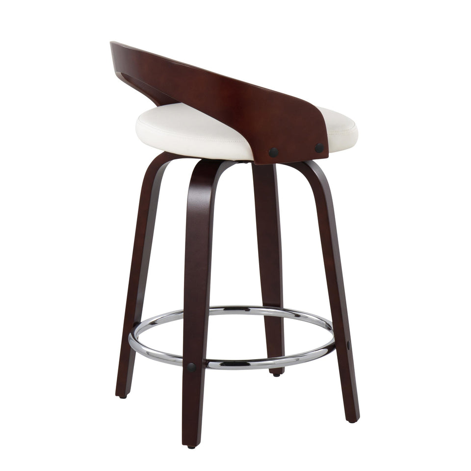 Grotto 24" Fixed-Height Counter Stool - Set of 2