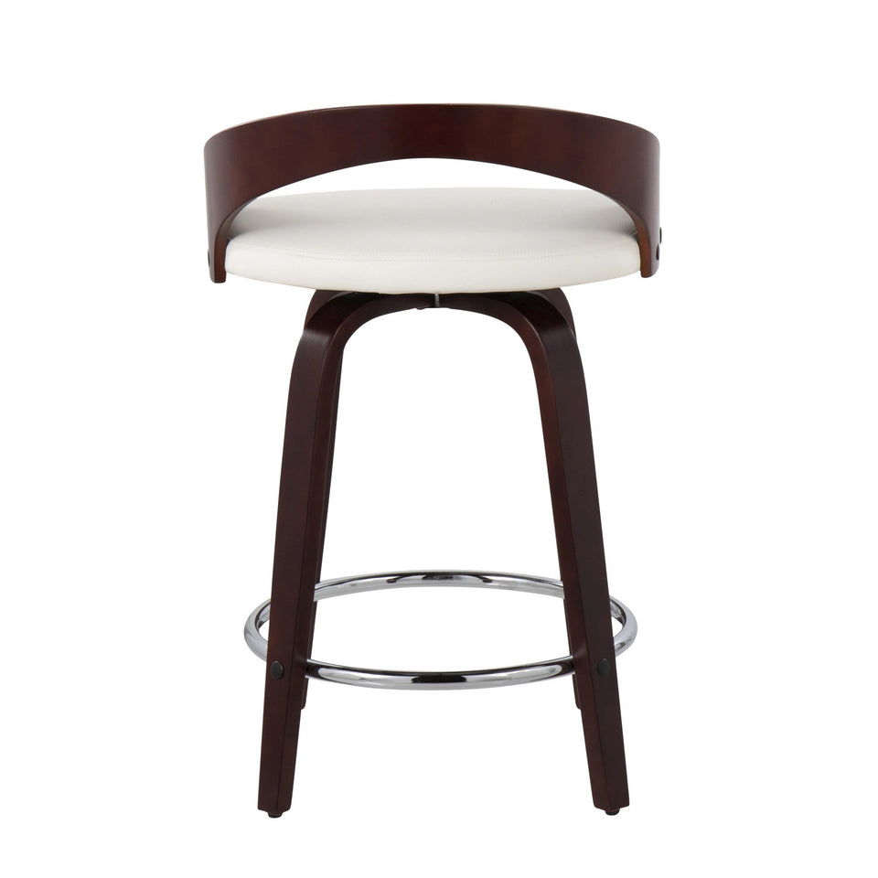 Grotto 24" Fixed-Height Counter Stool - Set of 2
