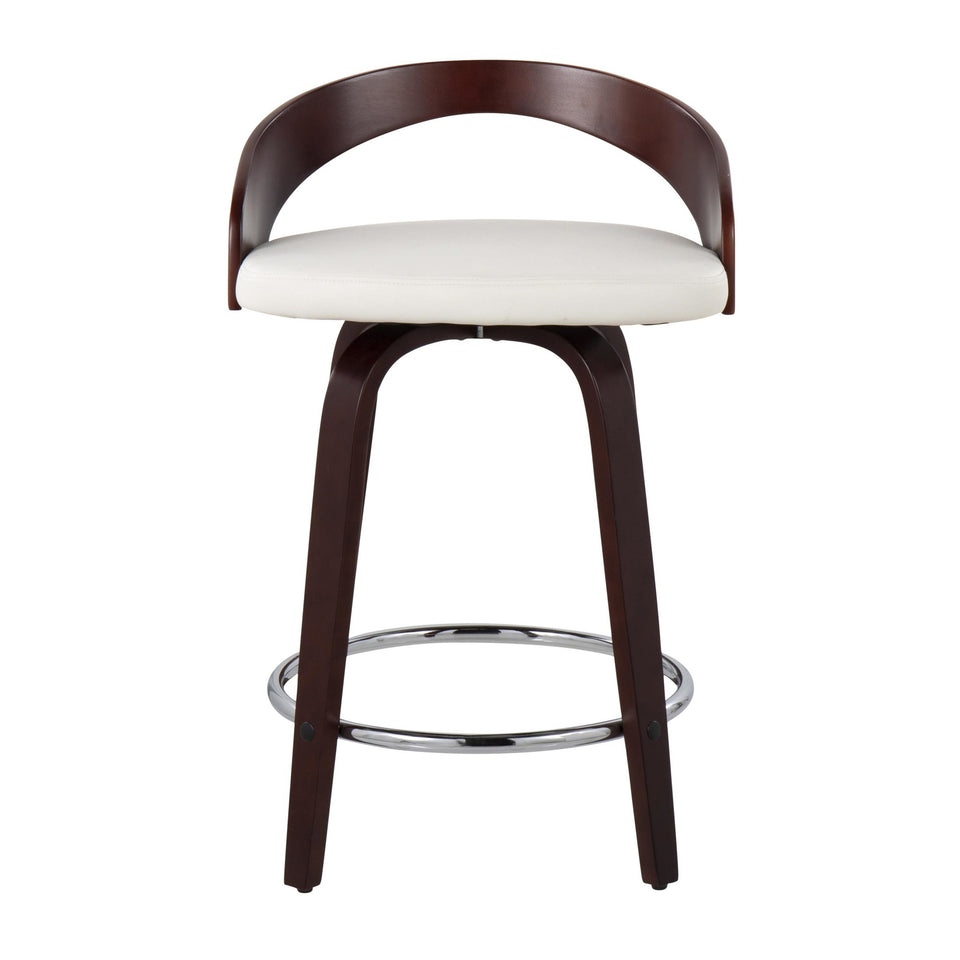 Grotto 24" Fixed-Height Counter Stool - Set of 2