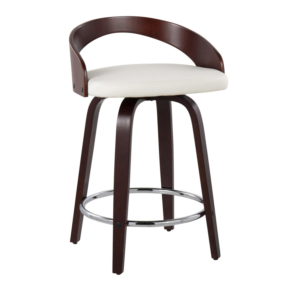 Grotto 24" Fixed-Height Counter Stool - Set of 2