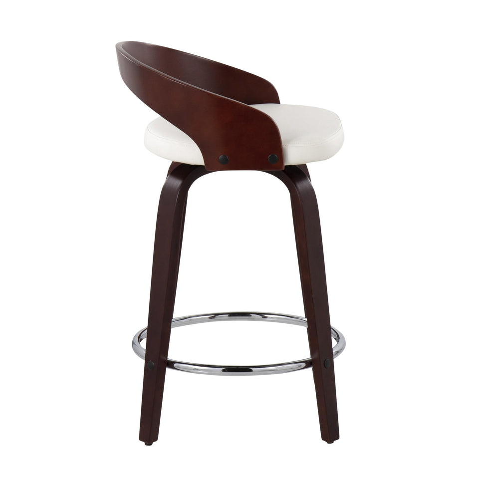 Grotto 24" Fixed-Height Counter Stool - Set of 2