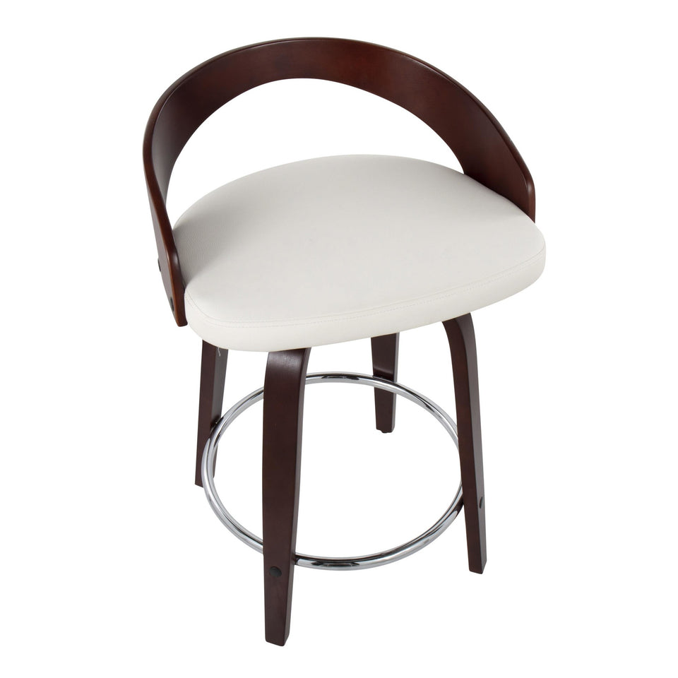 Grotto 24" Fixed-Height Counter Stool - Set of 2