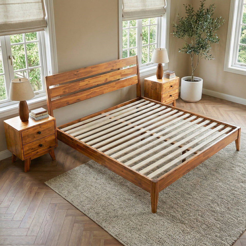 Emery Solid Wood Bed Frame