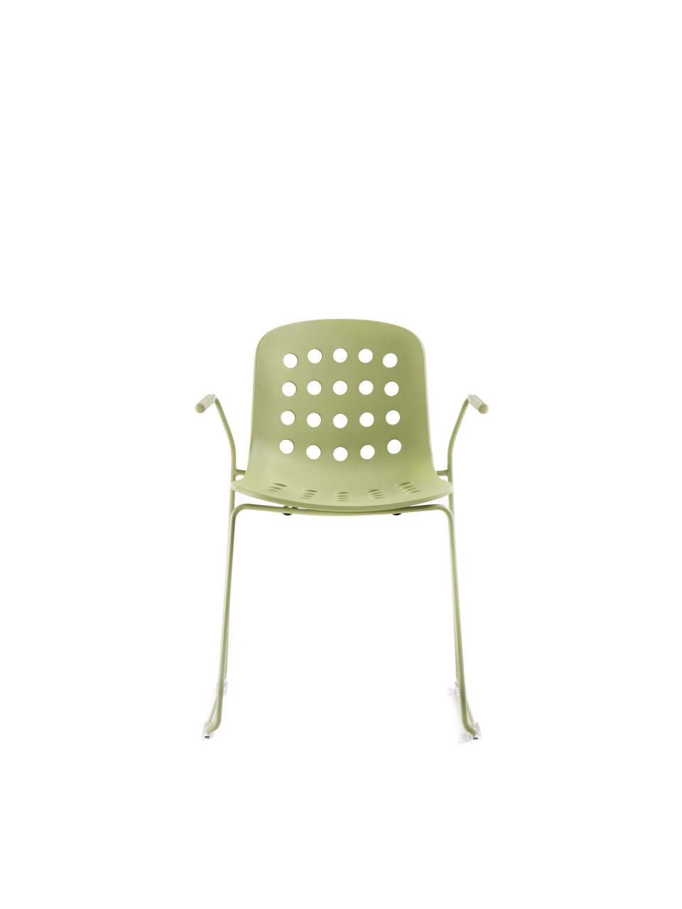 Holi Armchair-Sled Base-Open Shell