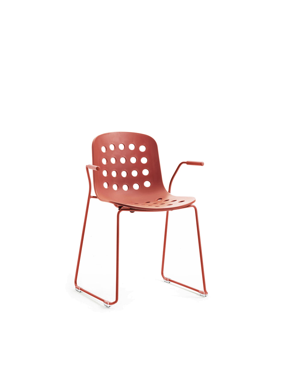 Holi Armchair-Sled Base-Open Shell