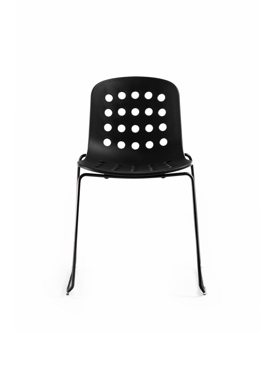 Holi Side Chair-Sled Base-Open Shell
