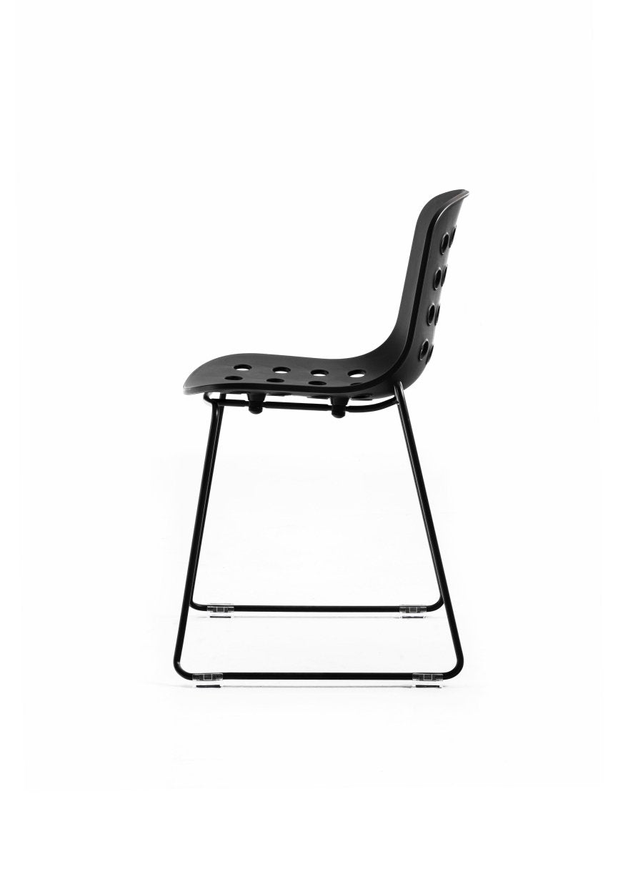Holi Side Chair-Sled Base-Open Shell