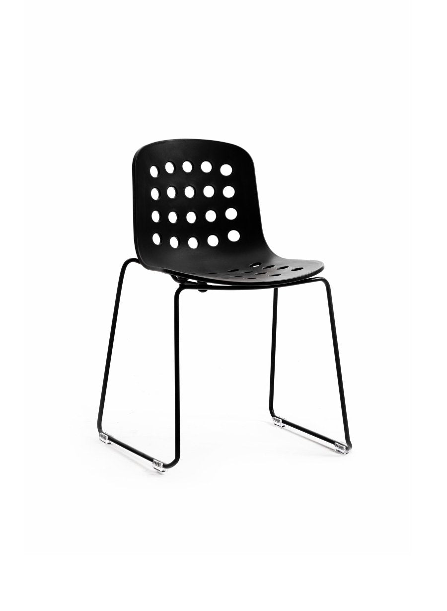 Holi Side Chair-Sled Base-Open Shell