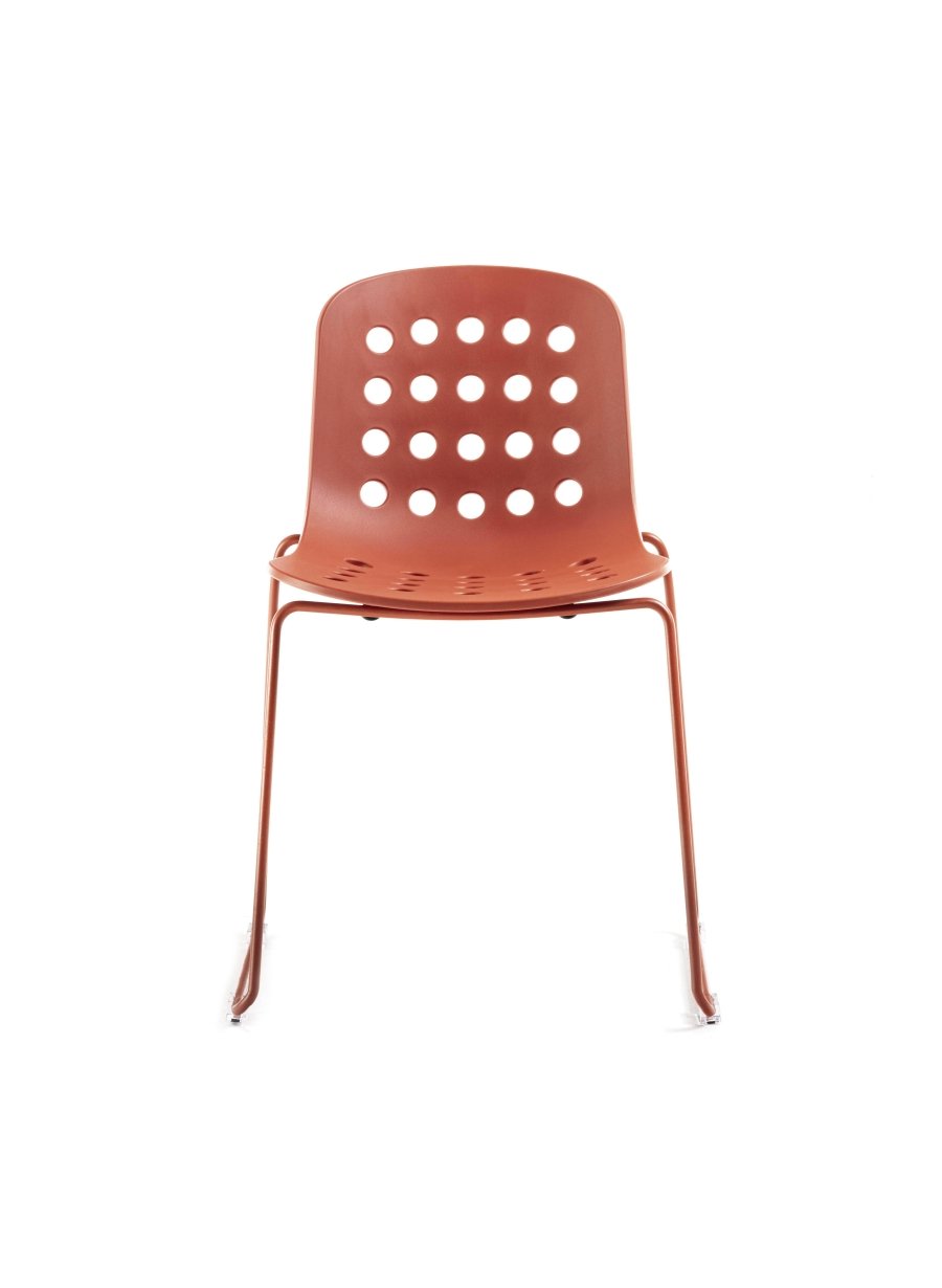 Holi Side Chair-Sled Base-Open Shell