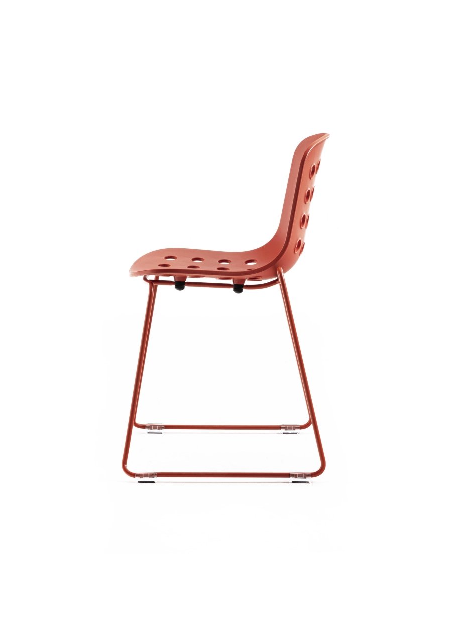 Holi Side Chair-Sled Base-Open Shell