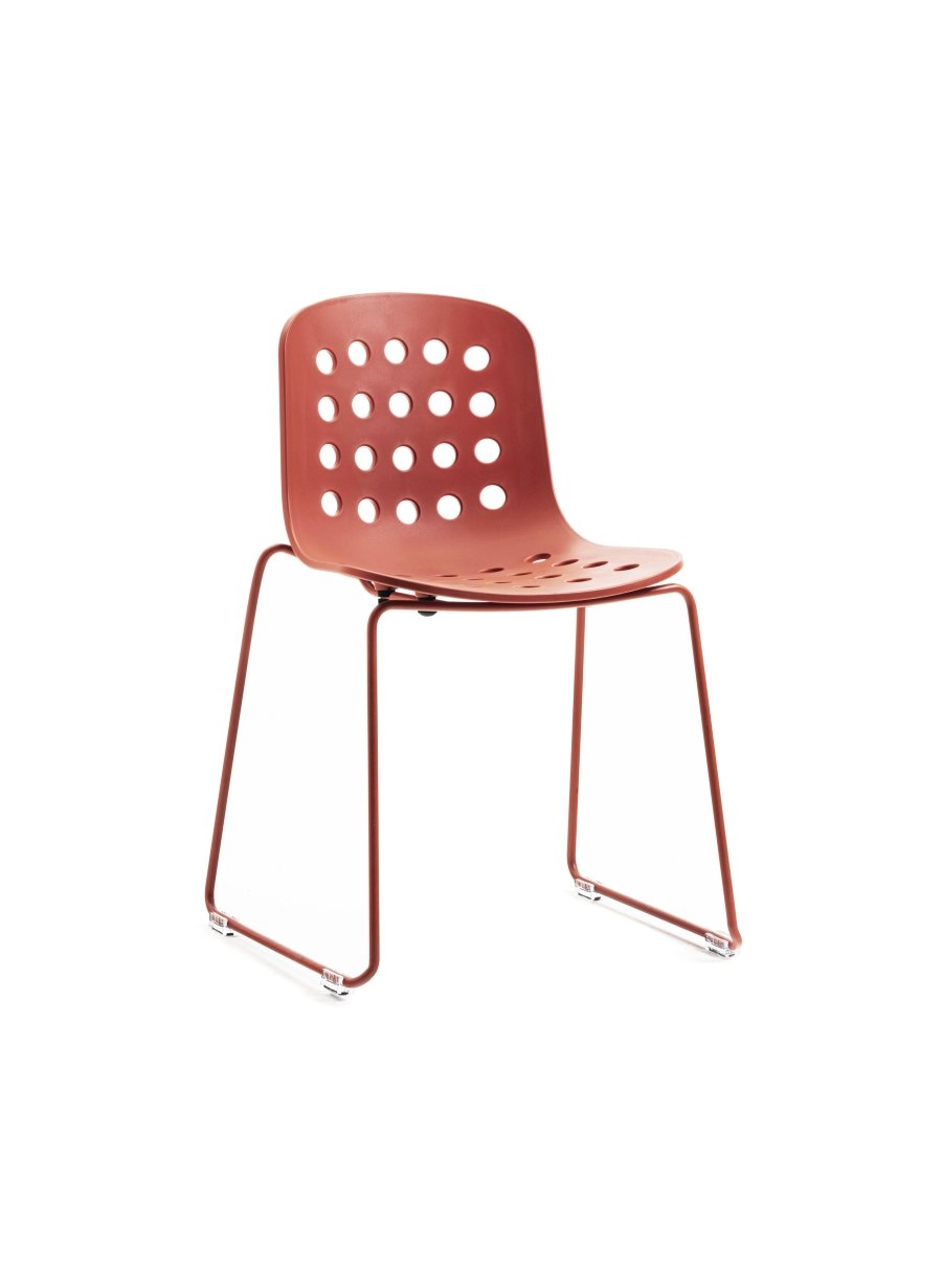 Holi Side Chair-Sled Base-Open Shell