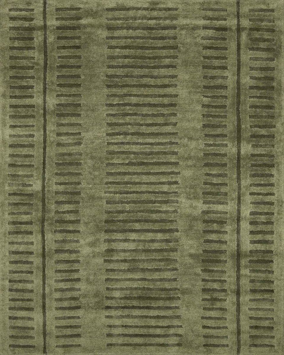 Washable Wool Rug - Green - Clearance