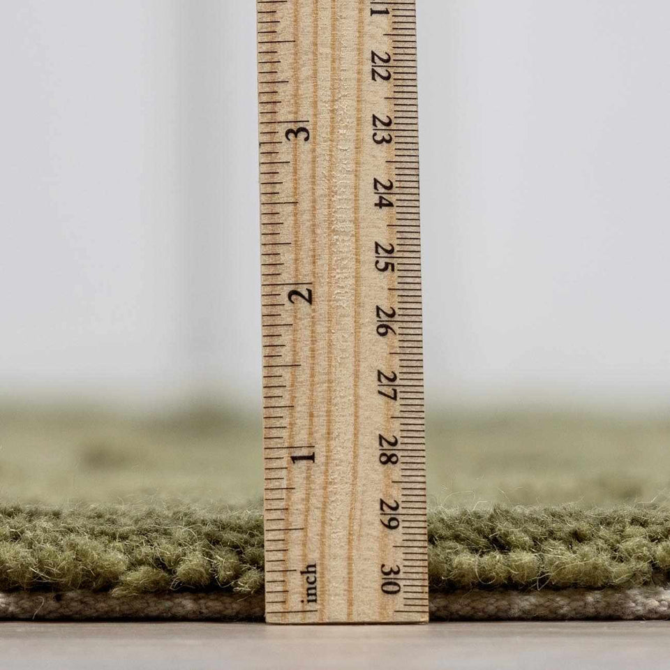 Washable Wool Rug - Green - Clearance