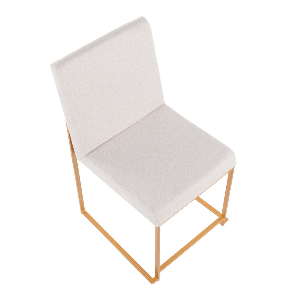 High Back Fuji Dining Chair - Set of 2