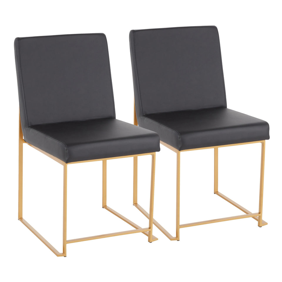 High Back Fuji Dining Chair - Set of 2