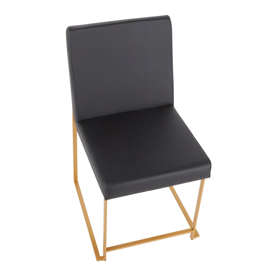 High Back Fuji Dining Chair - Set of 2