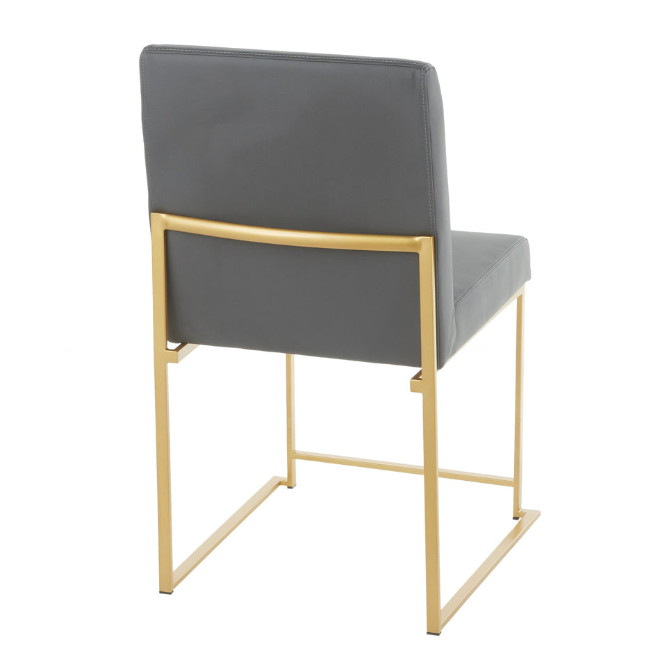 High Back Fuji Dining Chair - Set of 2