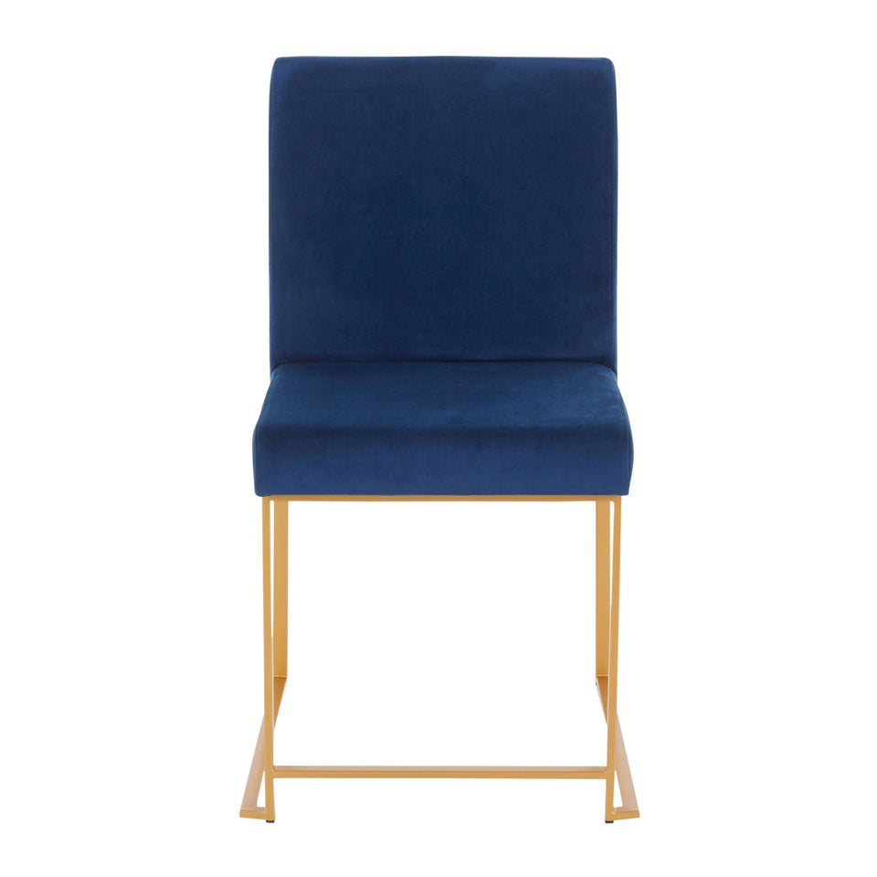 High Back Fuji Dining Chair - Set of 2
