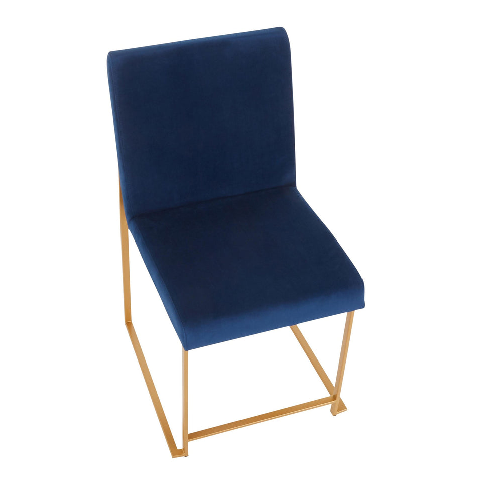 High Back Fuji Dining Chair - Set of 2