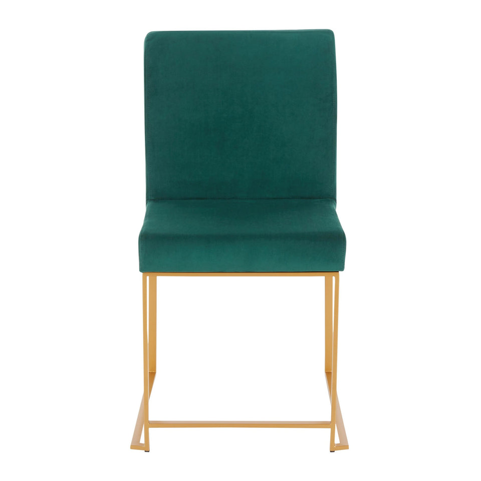 High Back Fuji Dining Chair - Set of 2