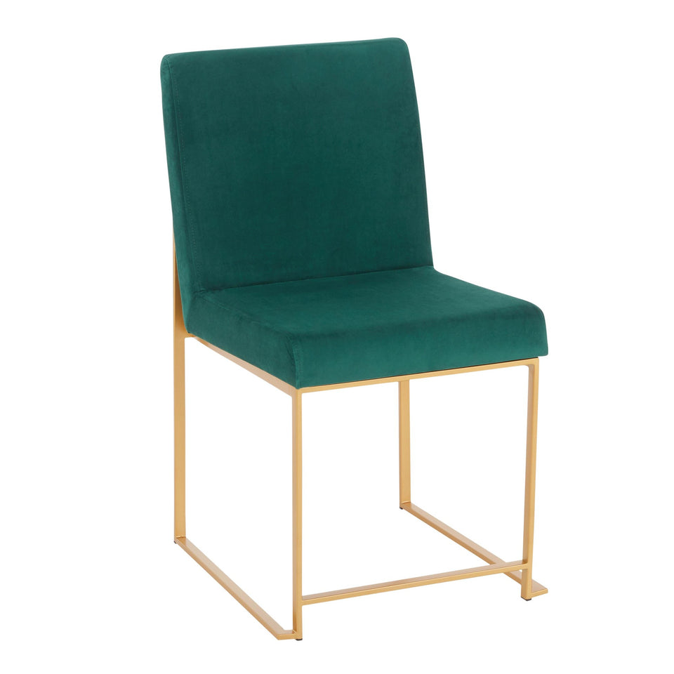 High Back Fuji Dining Chair - Set of 2
