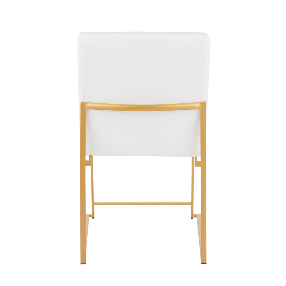 High Back Fuji Dining Chair - Set of 2