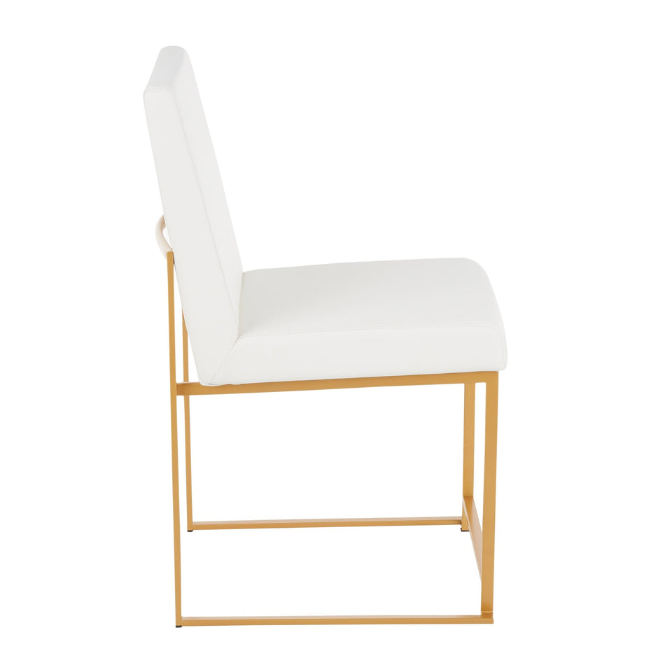 High Back Fuji Dining Chair - Set of 2