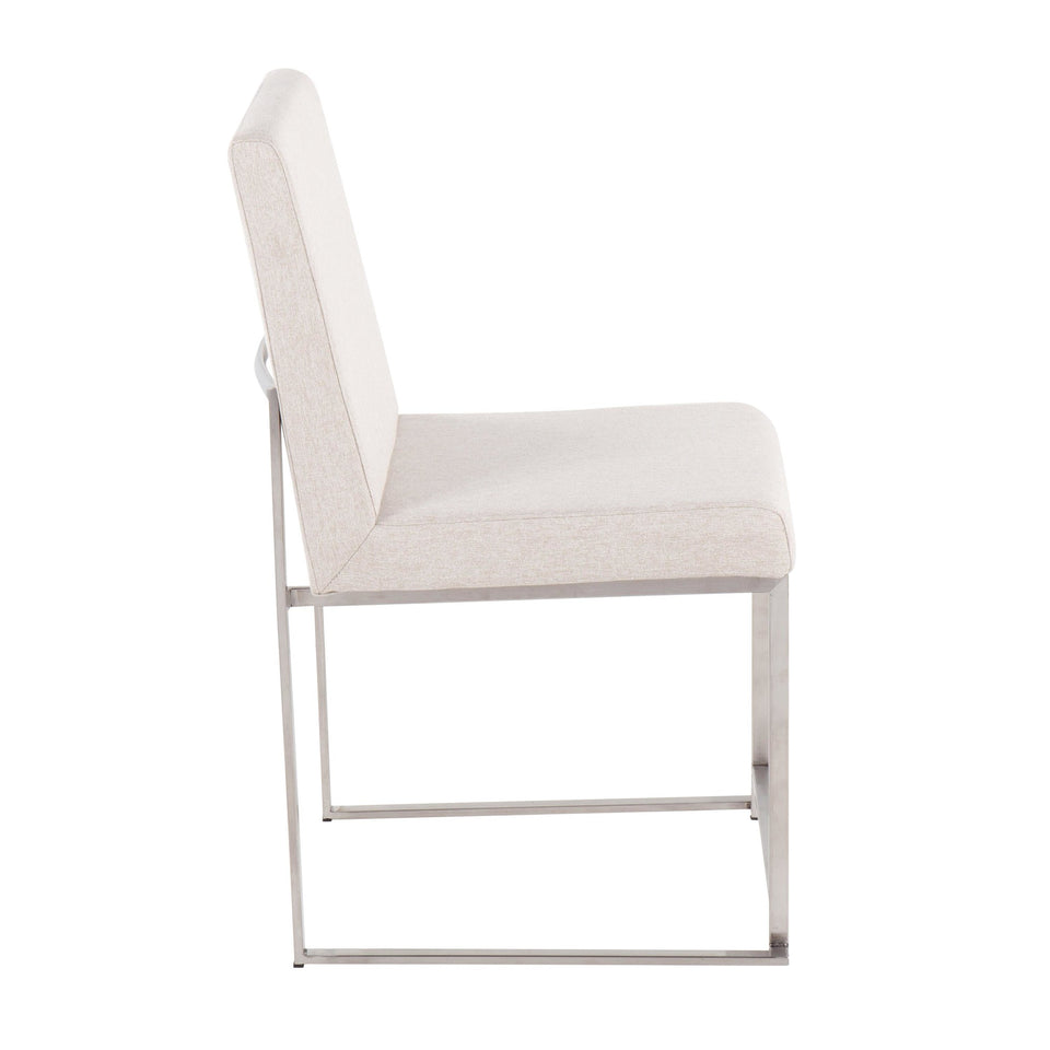 High Back Fuji Dining Chair - Set of 2