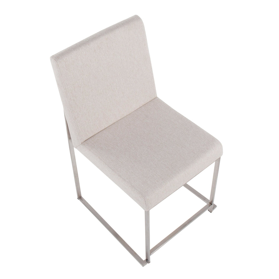 High Back Fuji Dining Chair - Set of 2