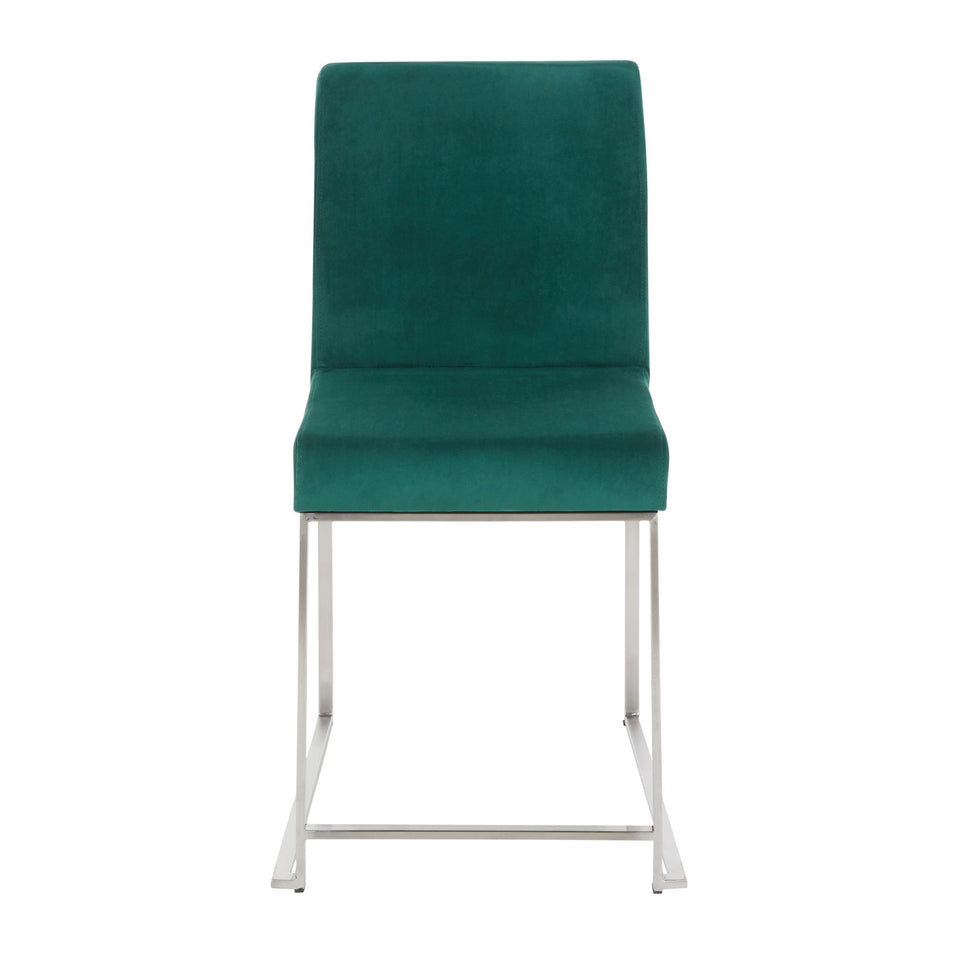 High Back Fuji Dining Chair - Set of 2