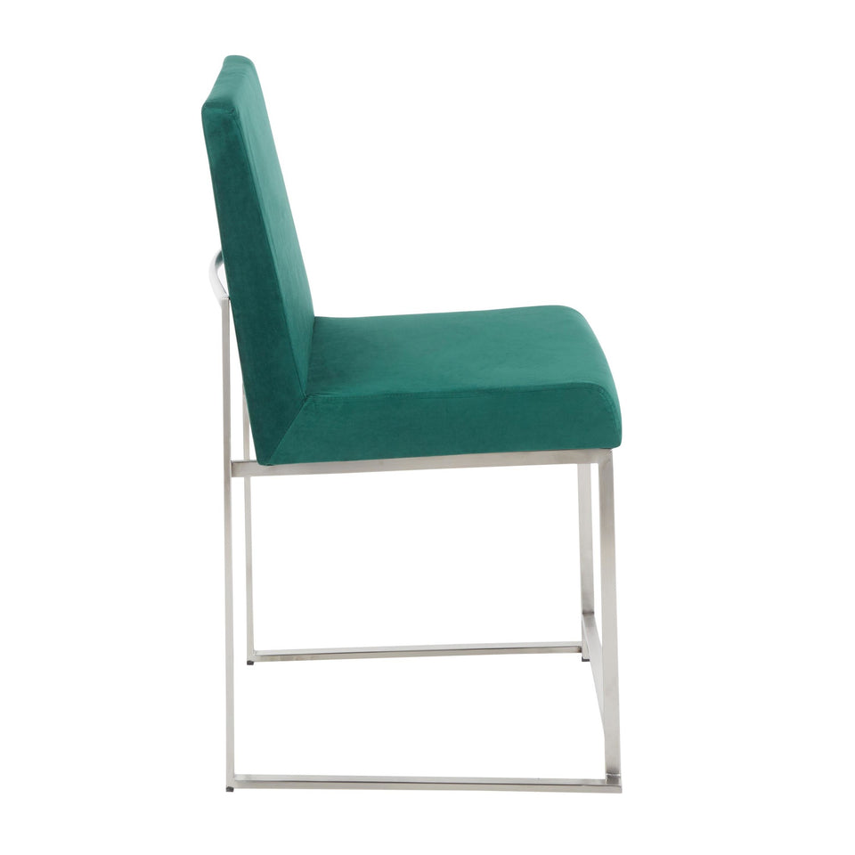 High Back Fuji Dining Chair - Set of 2