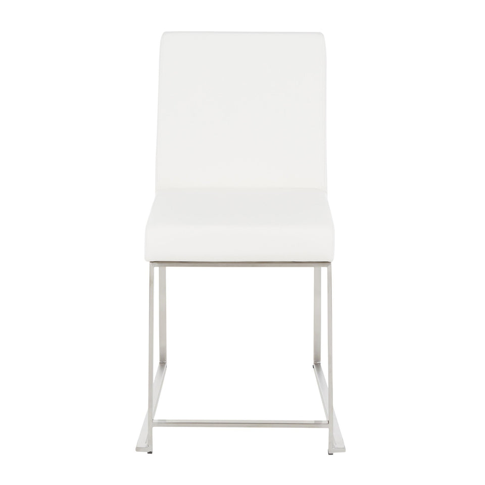High Back Fuji Dining Chair - Set of 2