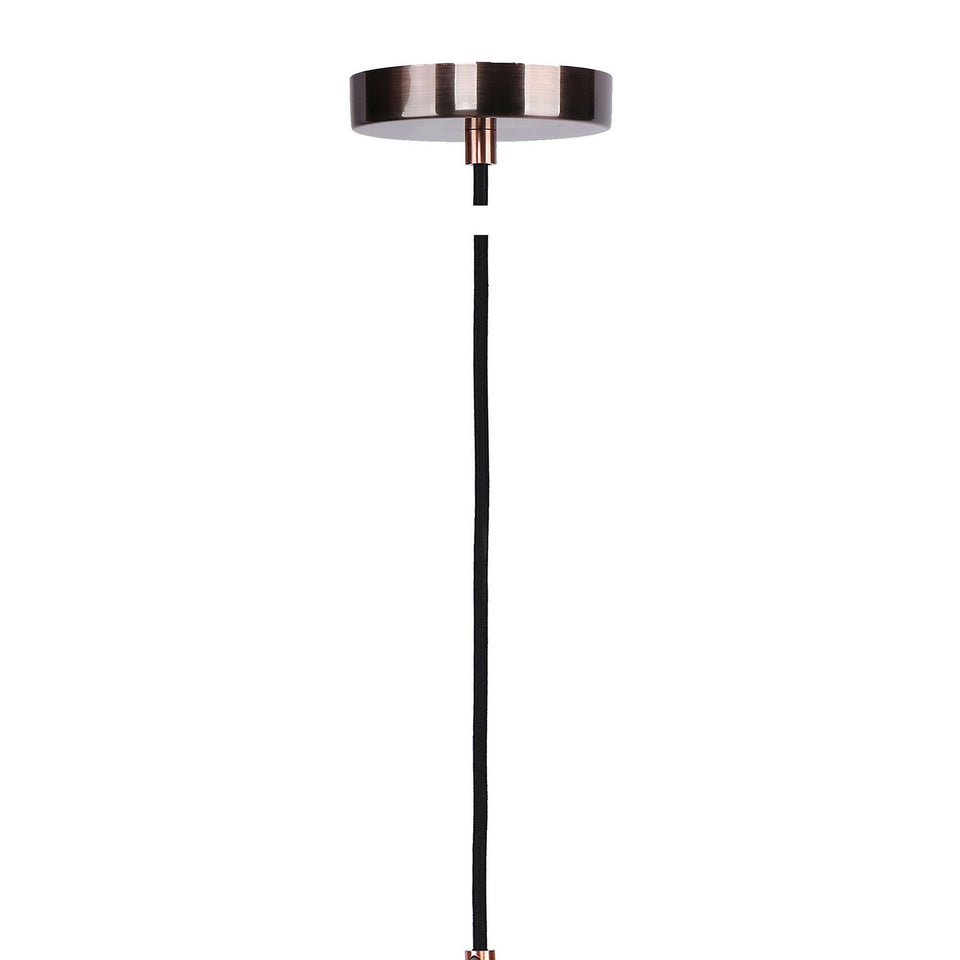 Linx Oval 7.5" Metal Pendant Lamp