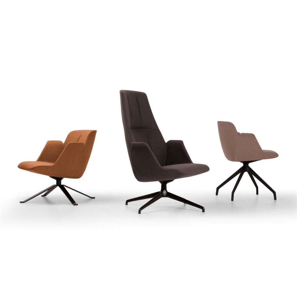Hive High Back Swivel Lounge Chair