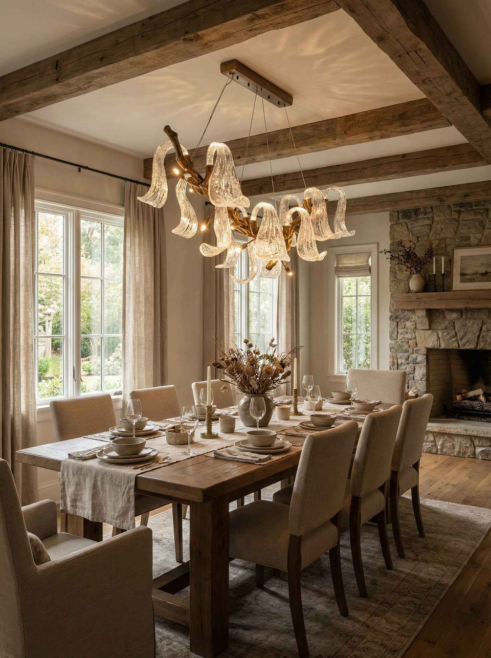 Icarus Wings Horizontal Chandelier