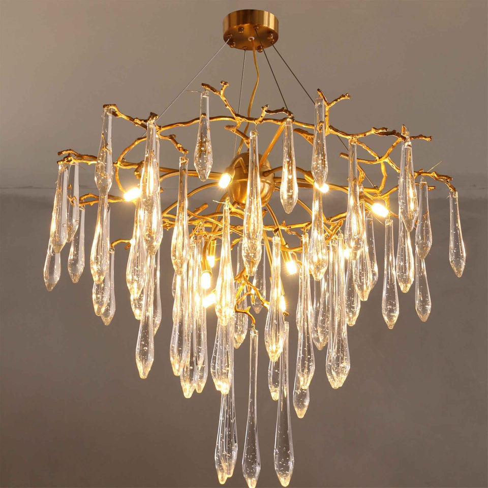 Icicle Crystal Chandelier