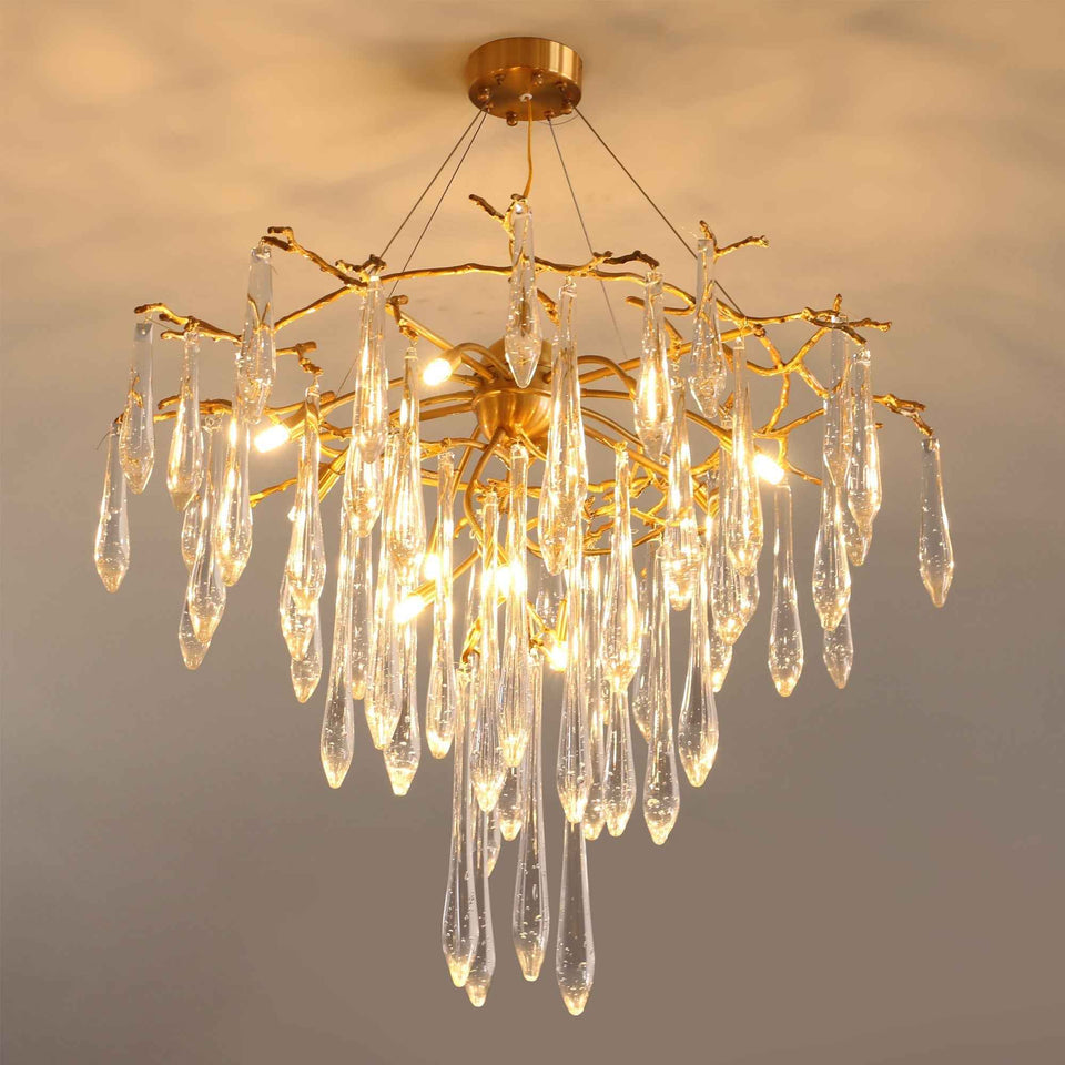 Icicle Crystal Chandelier