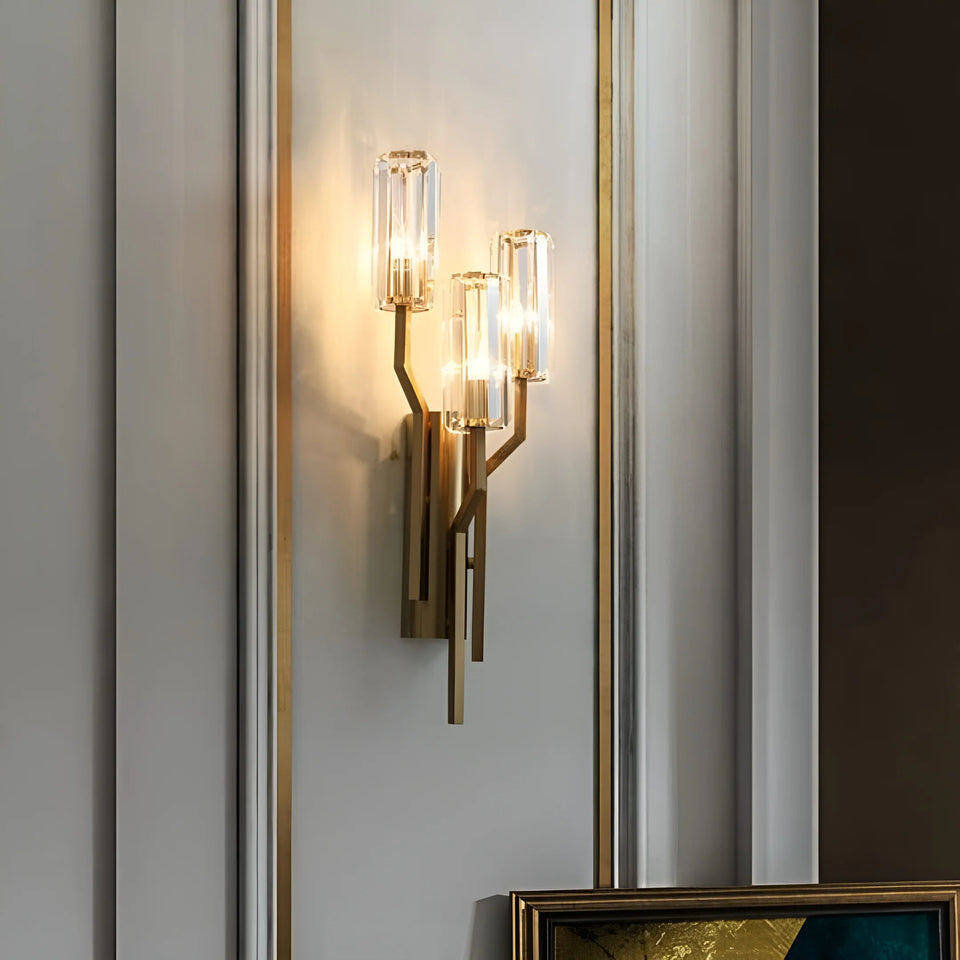 Irlin Trio Crystal Wall Lamp
