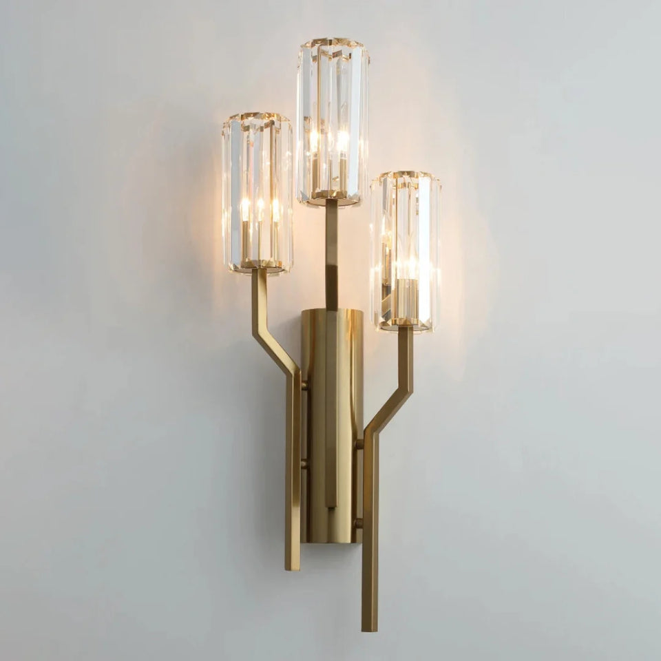 Irlin Trio Crystal Wall Lamp