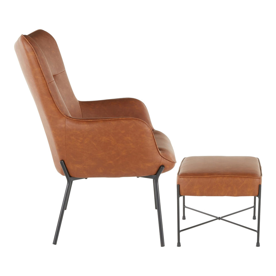 Izzy Lounge Chair + Ottoman Set