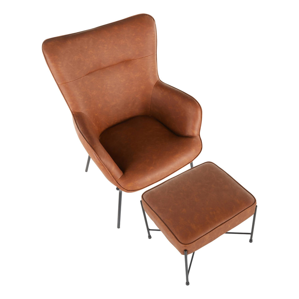 Izzy Lounge Chair + Ottoman Set