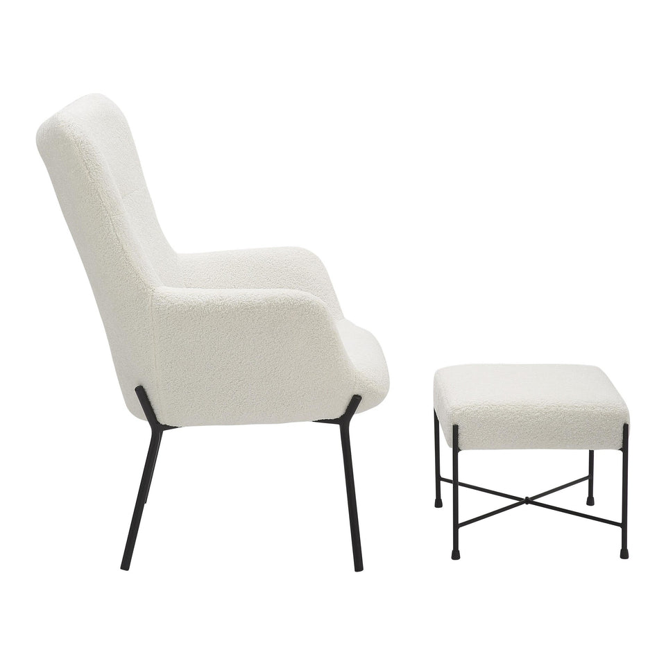 Izzy Lounge Chair + Ottoman Set