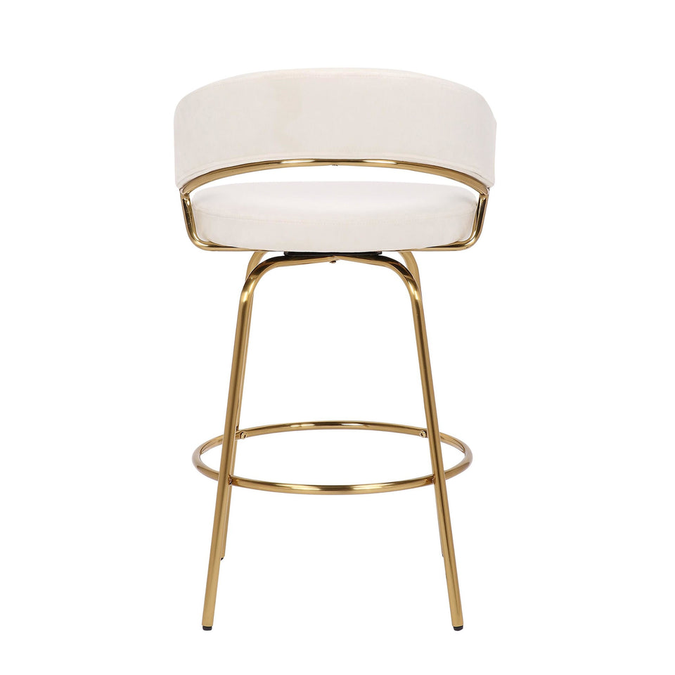 Jie 26" Fixed-Height Counter Stool - Set of 2