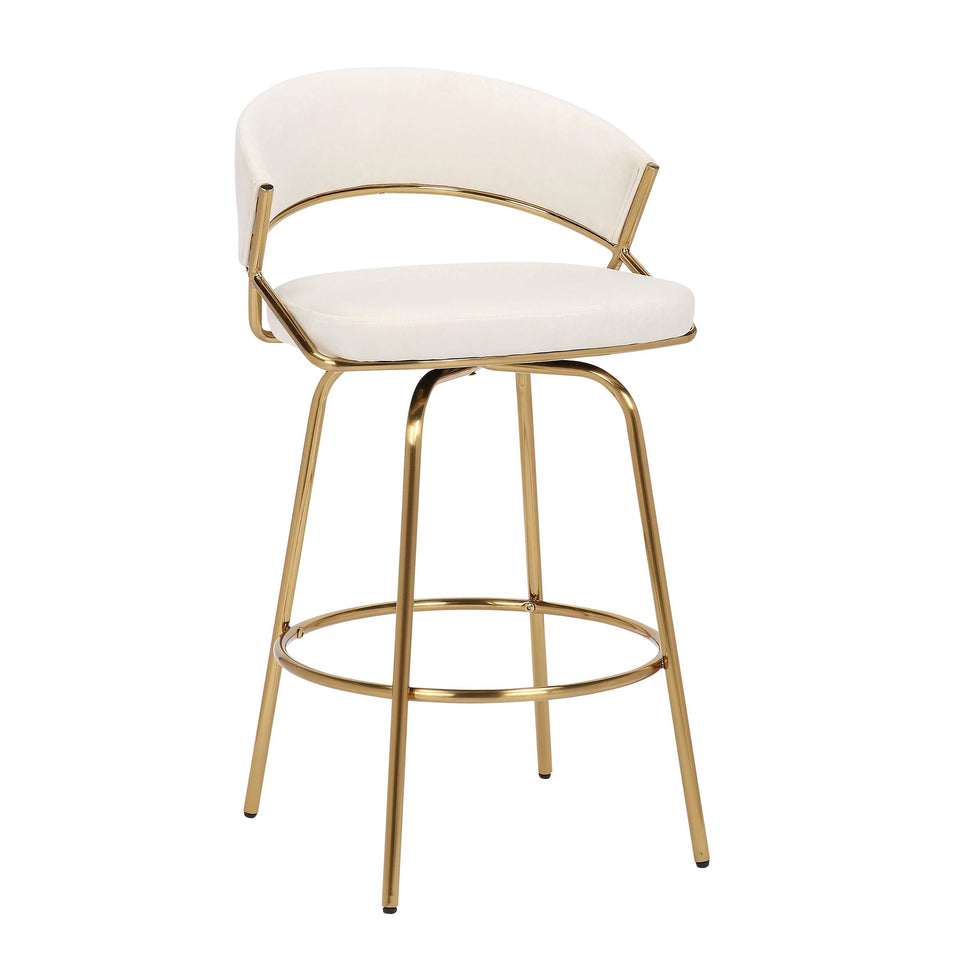 Jie 26" Fixed-Height Counter Stool - Set of 2