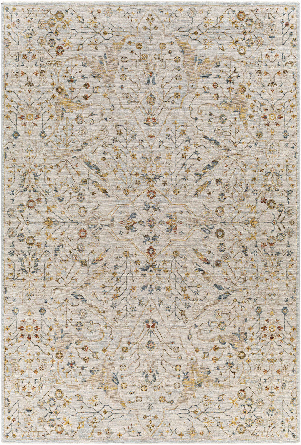 Kabungahan Oushak Style Floral Rug