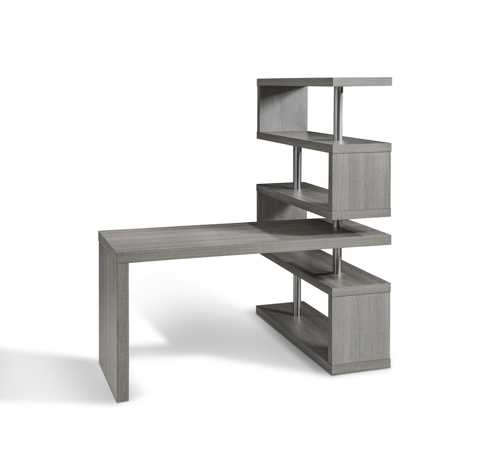 KD002 Modern Office Desk in Matte Grey