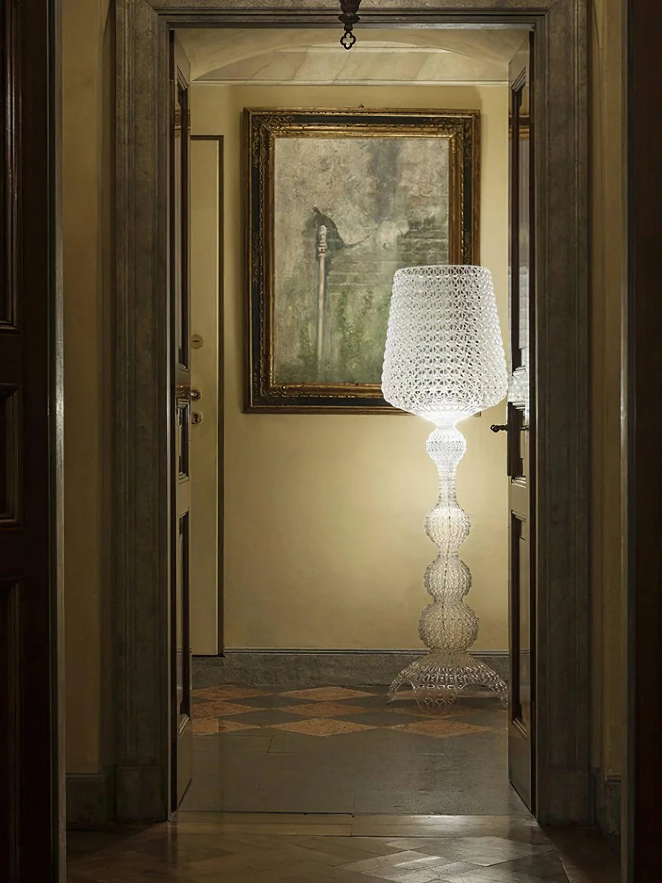 Simple Kabuki Acrylic Floor Lamp