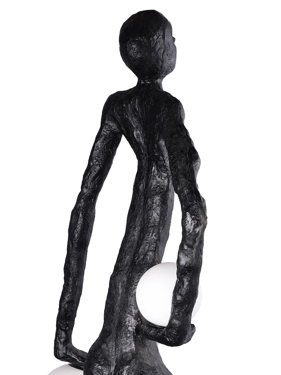Kicking Ball Sculpture Character Floor Lamp