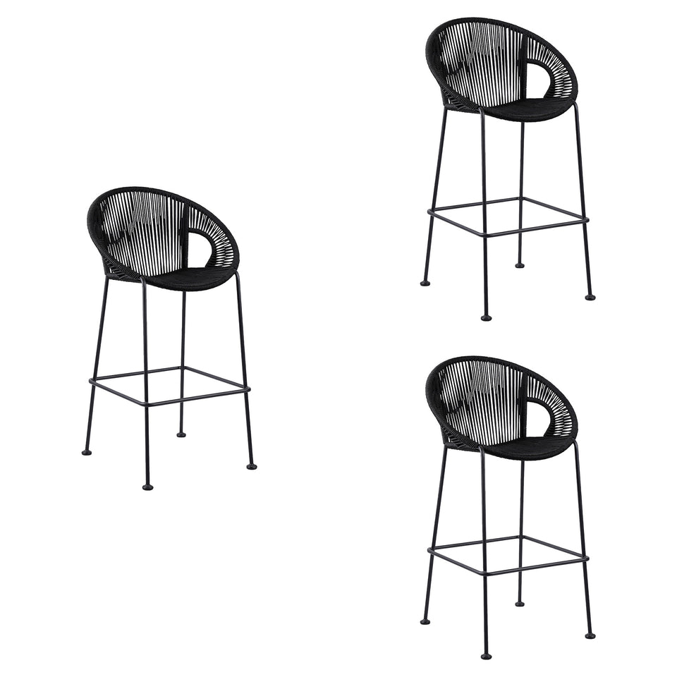 Acapulco Steel Bar Stool - Set of 3