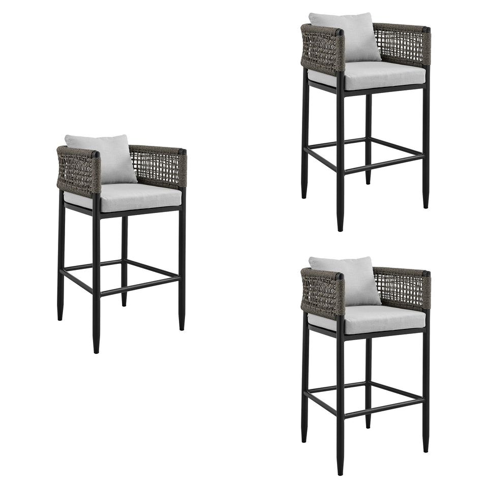 Alegria Outdoor Bar Stool - Set of 3